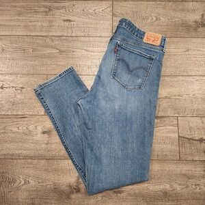 Levi Strauss & Co Womens Jeans 712 Slim 33 Blue Wash